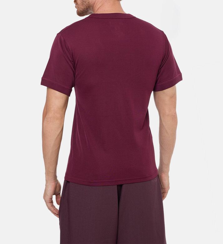 Y-3 Tonal Logo-detail T-shirt, Model View