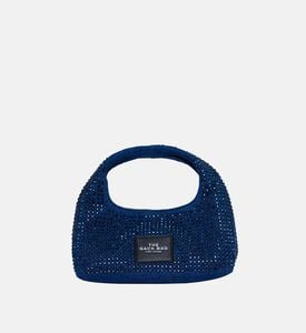 Crystal Denim Mini Sack Bag Crystal Denim Mini Sack Bag