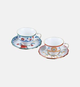 Mamma Mia 2-piece Coffee Cup Saucer Set - 7.5 X 5 Cm