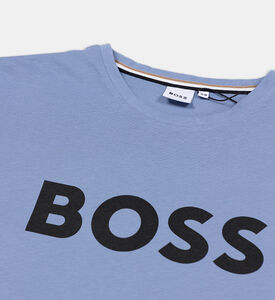 Contrasting Logo Short-sleeve T-shirt