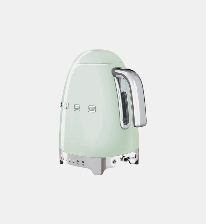 Smeg 50s Style Variable Temp Kettle, Light-green, Packshot View