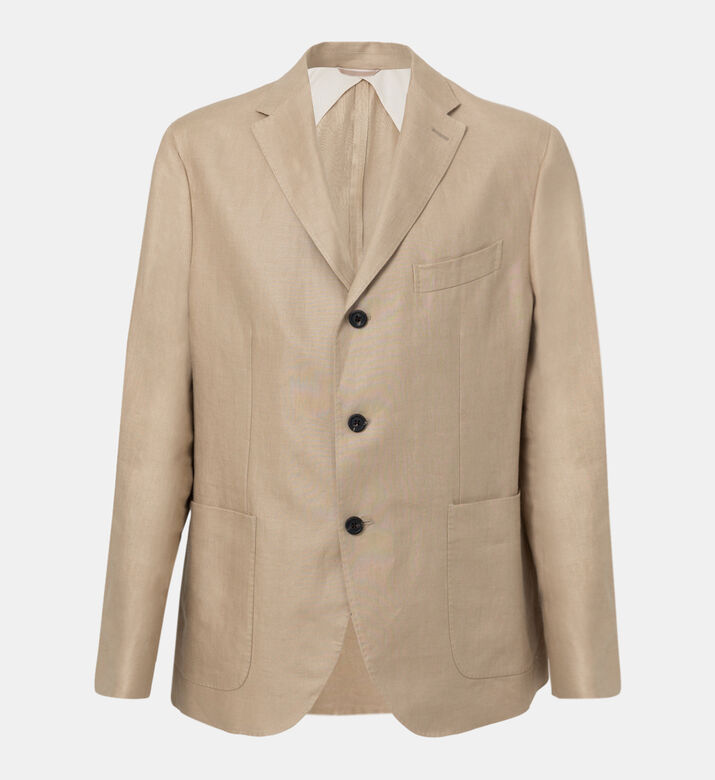 سترة بليزر نصف مبطنة بتصميم مقسم