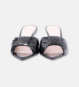 Arezzo Shoes Sabot Eco Verniz, Black, Eu-36, Packshot View