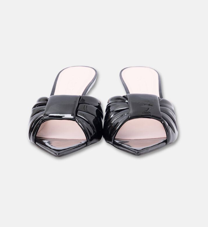 Arezzo Shoes Sabot Eco Verniz, Black, Eu-36, Packshot View