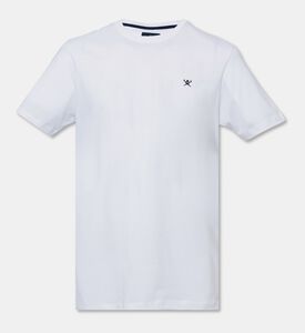 Hackett London Casual Logo-print Regular-fit T-shirt, White, Xl, Packshot View