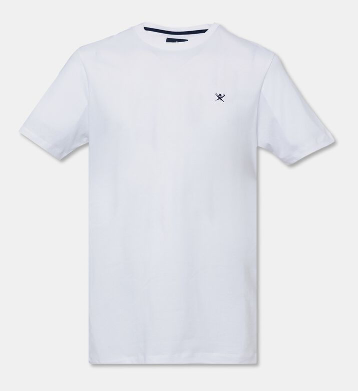 Hackett London Casual Logo-print Regular-fit T-shirt, White, Xl, Packshot View