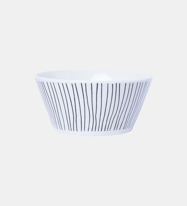 Fika Ceramic Stripes-print Bowl
