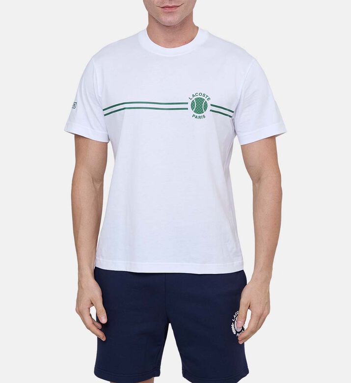 Organic Cotton Tennis Graphic-print T-shirt