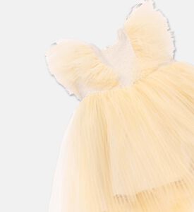 Poca and Poca Tulle Ruffle-detail Flared Dress, Packshot View
