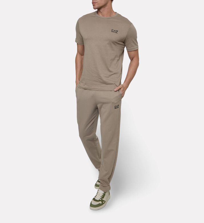 EA7 Adjustable Waistband Pants, Brown, M, Model View