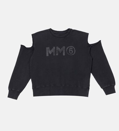 Shoulder Cut-out Sweatshirt