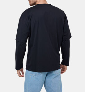 تيشيرت بأكمام طويلة بطبقات