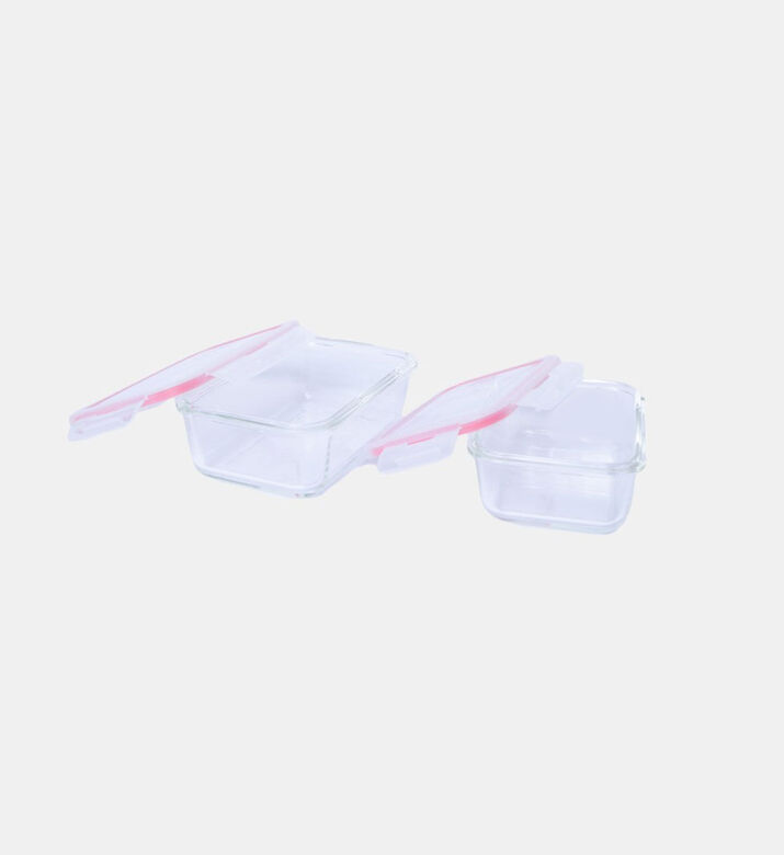Iris Barcelona Glass Containers Lunchbag Set, Purple, Packshot View