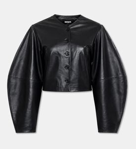 Rotate Leather Structured Jacket, Packshot View