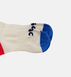 Bobo Choses Curved Logo-detail Striped Cuff Socks, Packshot View