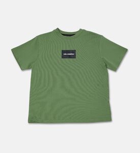 Karl Lagerfeld Logo-detail Back-print Tshirt, Green, 14y, Packshot View