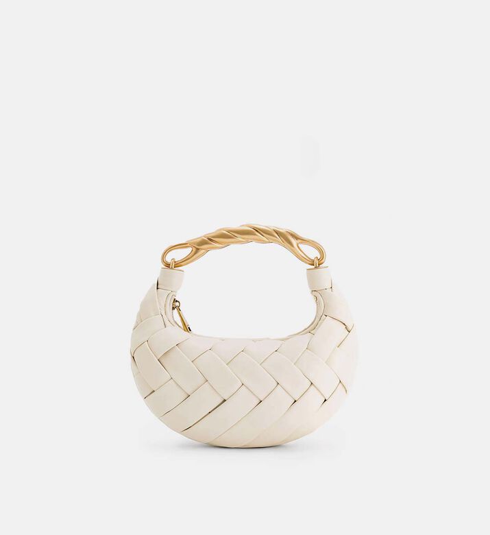 Orla Gold Hardware Weave Handbag