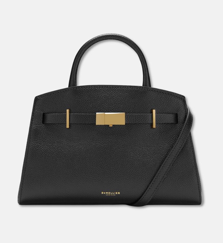 Demellier The Small Hudson Crossbody Bag, Black, Packshot View