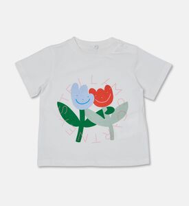 Stella McCartney Smiling Flowers Graphic T-shirt, Packshot View