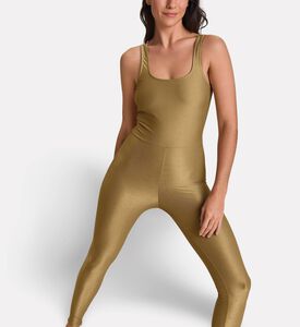 LIVE! Allure Adaptiv Jumpsuit, Gold, L, Model View