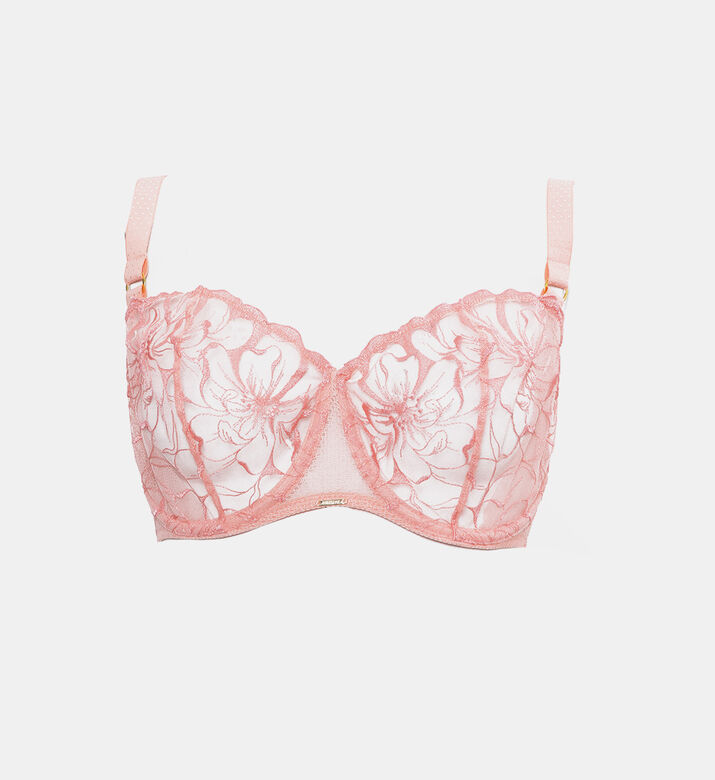 Fleurs Embroidered Balconnet Bra