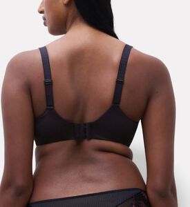 Chantelle Underwired Very Covering Bra, Blue, 95, E, Model View