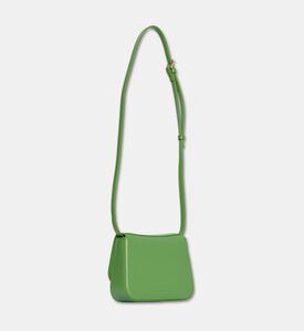 La Mia Bambina Minimalist Studded Crossbody Bag, Green, Packshot View