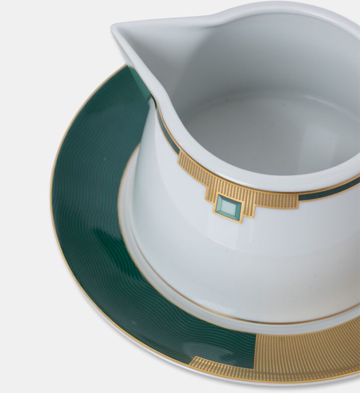 Vista Alegre Emerald Sauce Boat Stand, Packshot View