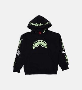 Sprayground Glow Shark Mouth Script Hoodie, Packshot View