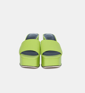 صندل بكعب بلوك مقوس