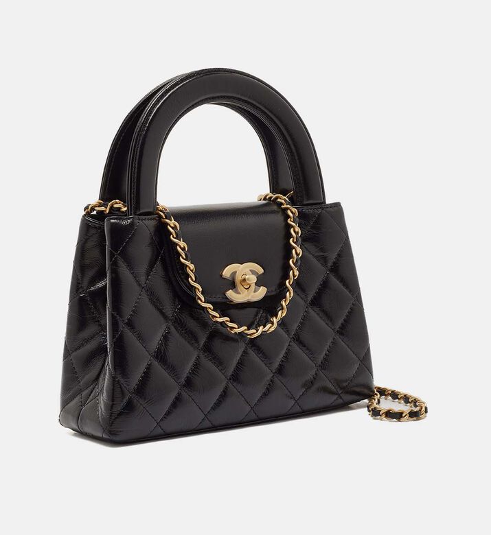 Chanel Black Quilted Leather Mini Kelly Bag Preowned