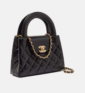 Chanel Black Quilted Leather Mini Kelly Bag Preowned Chanel Black Quilted Leather Mini Kelly Bag Preowned