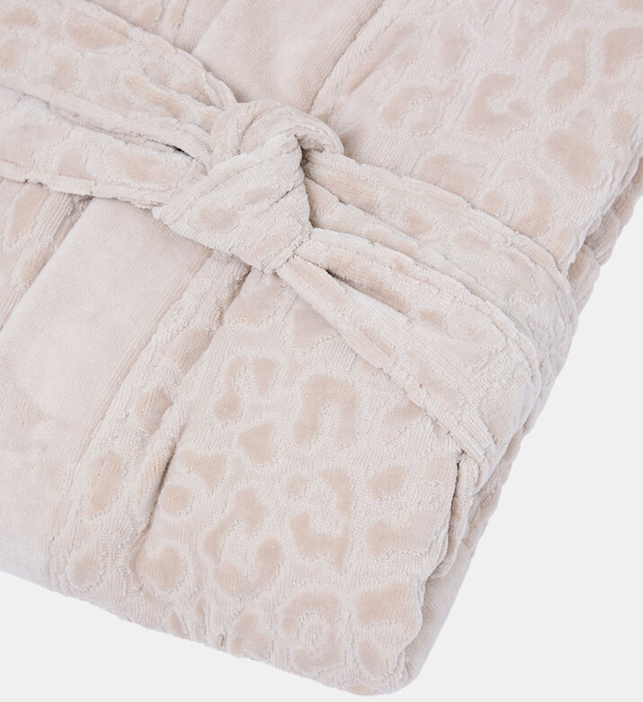 Jaguar Patterned Kimono Bathrobe