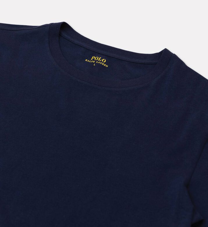 Ralph Lauren Cotton Crewneck T-shirt, Navy, L, Packshot View