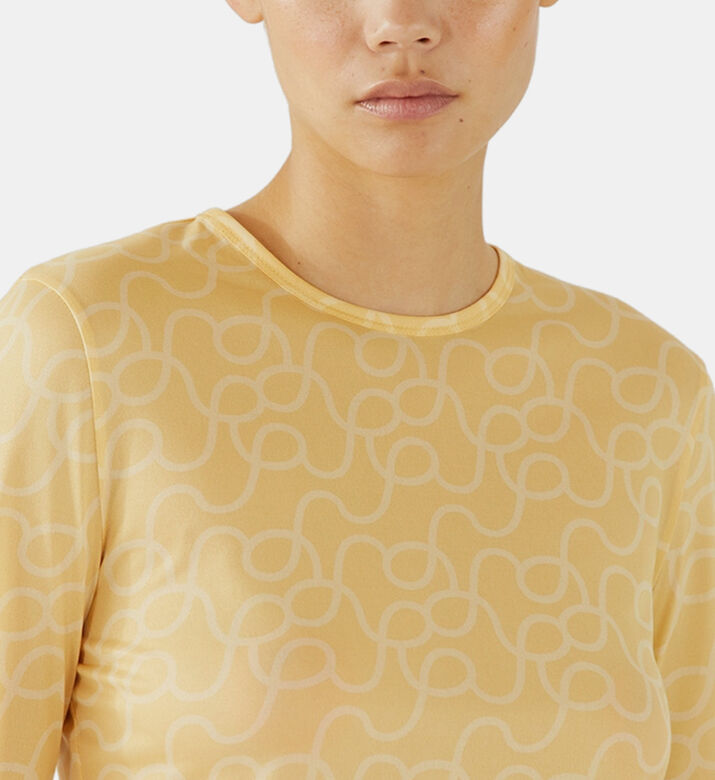 بلوزة بيبي شبكي بطبعة