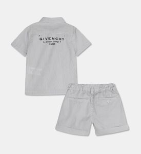 Givenchy Striped Poplin Logo Co-ord Set, Packshot View