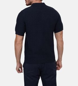 قميص بولو بنقشة متعرجة