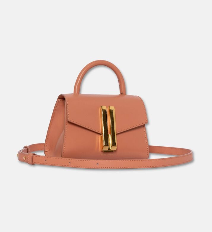 Demellier The Nano Montreal Handbag, Coral, Packshot View