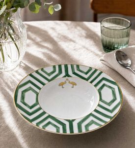 Vista Alegre Amazinia Porcelain Soup Plate, Model View