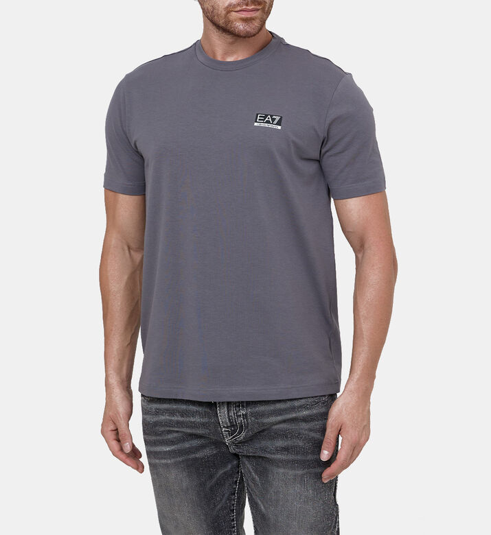 تيشيرت تمرين من مزيج قطن