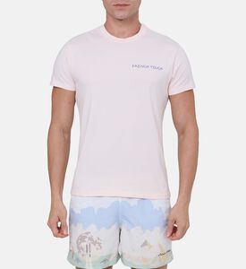 تيشيرت قصير الأكمام مطرز