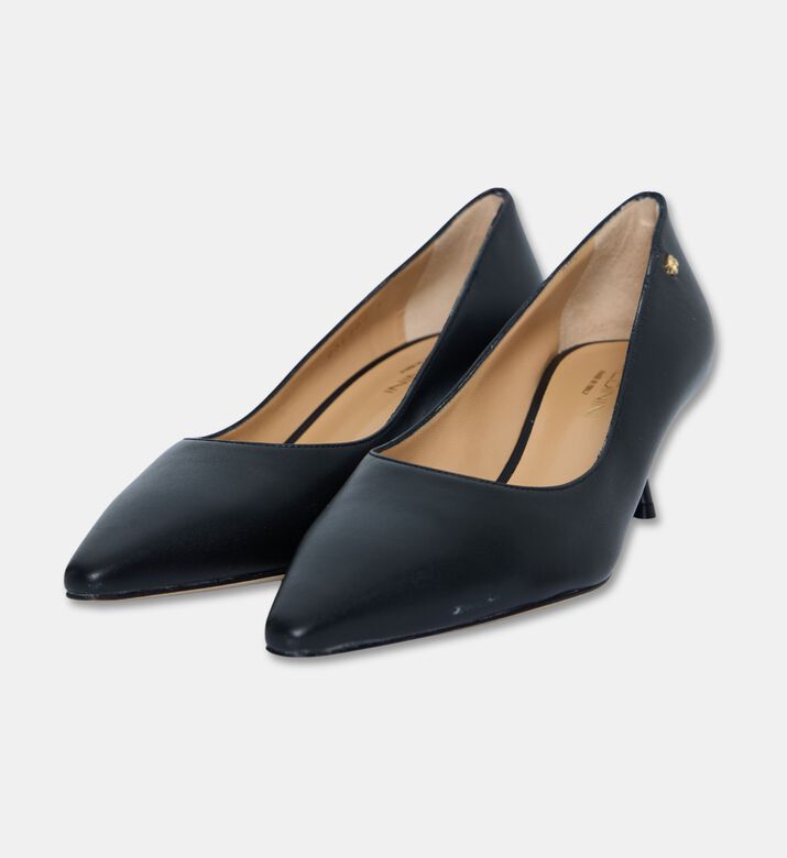 Baldinini Classic Pointed Toe Kitten Pumps, Black, Eu-41, Packshot View