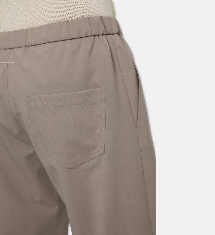 MM6 Drawstring Closure Regular-fit Pants, Model View