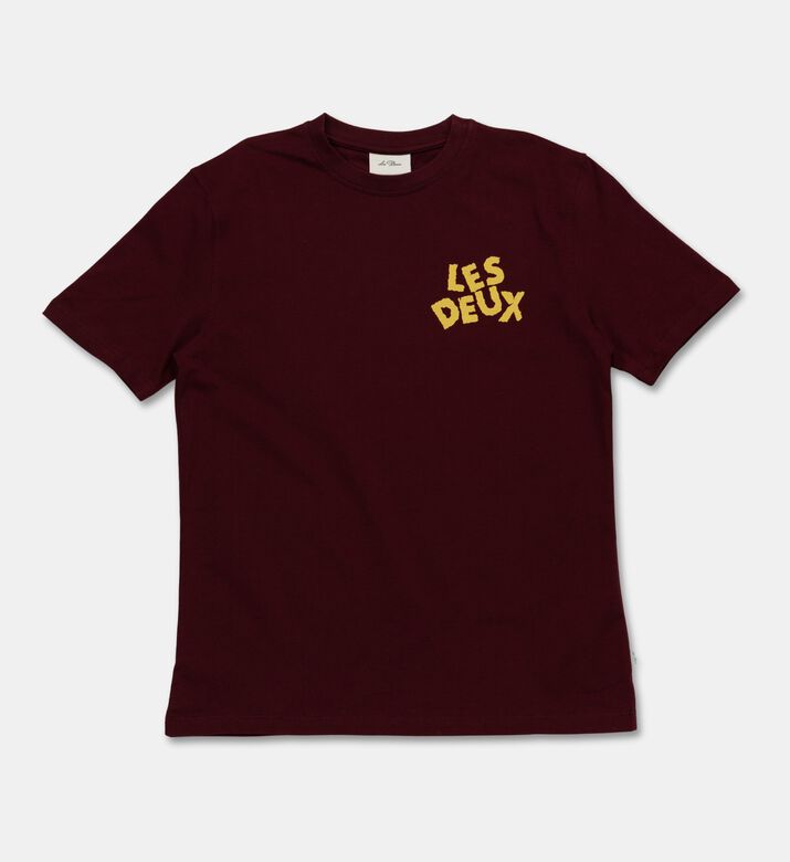 Les Deux Logo Short-sleeve T-shirt, Red, 13-14y, Packshot View