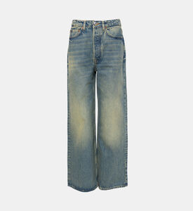 بنطال عالي الخصر مستوحى من طراز قديم