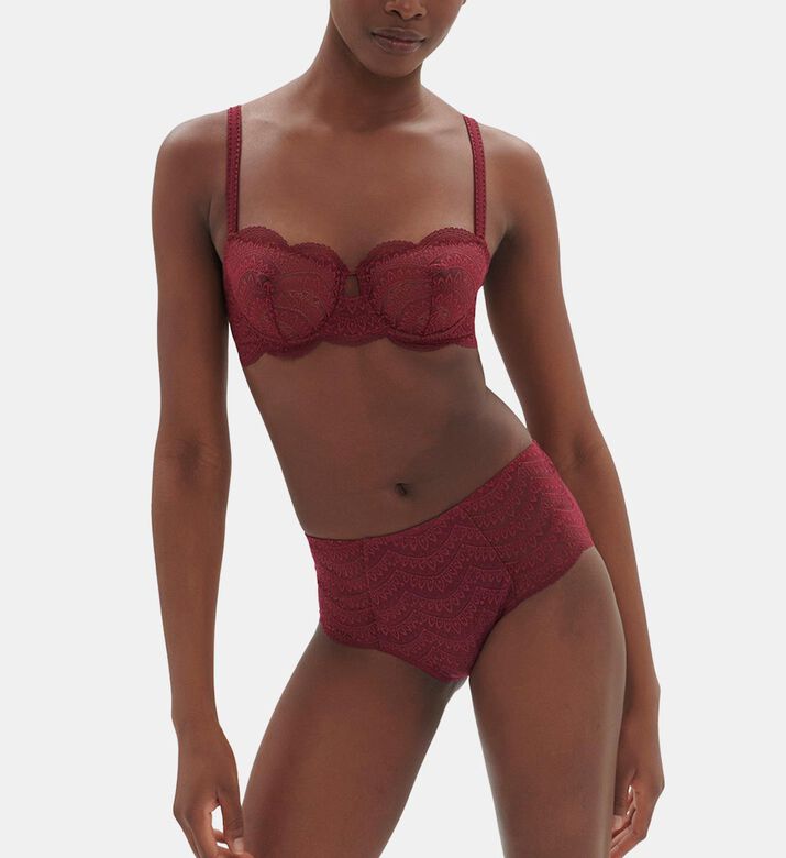 Scalloped Lace High-rise Briefs