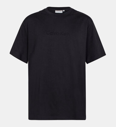 Embossed Logo Cotton T-shirt