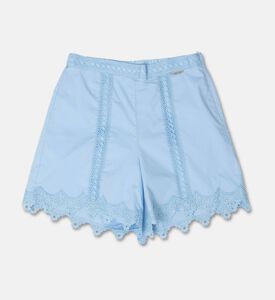 Twinset Eyelet Embroidery Lace Shorts, Packshot View