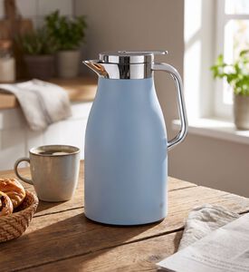 Alfi Denim Chrome Leak-proof Flask 1l, Blue, Model View