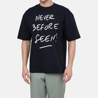 Text Print Crewneck T-shirt